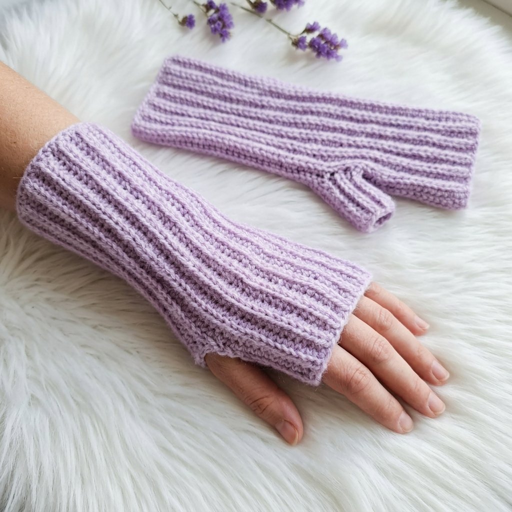 crochet gloves fingerless pattern